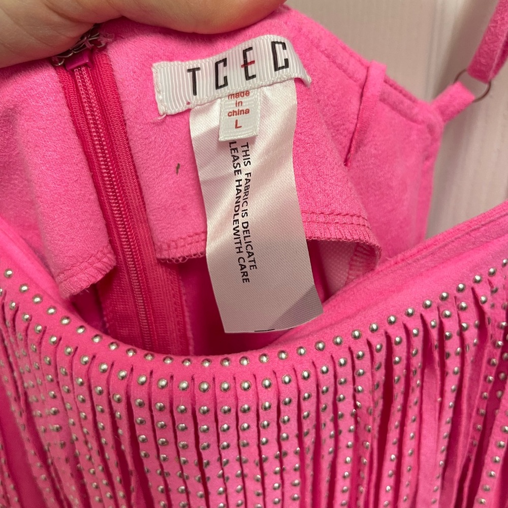 TCEC Pink Flutter Layered Dress - Picture 5 of 11